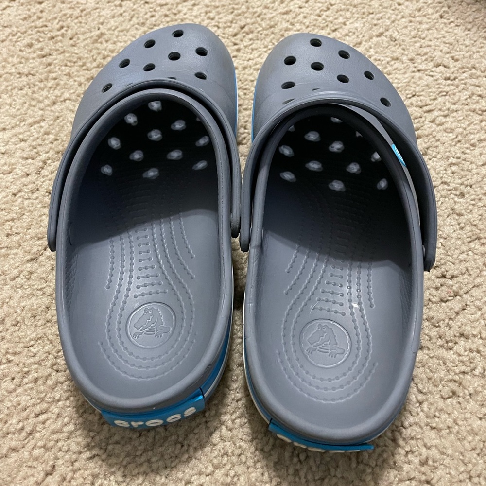 Blue crocs